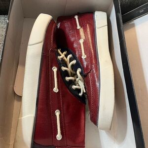 COPY - COPY - Polo Ralph Lauren Lander Chukka Canvas Boots, Mid, Red, Blue, Siz…